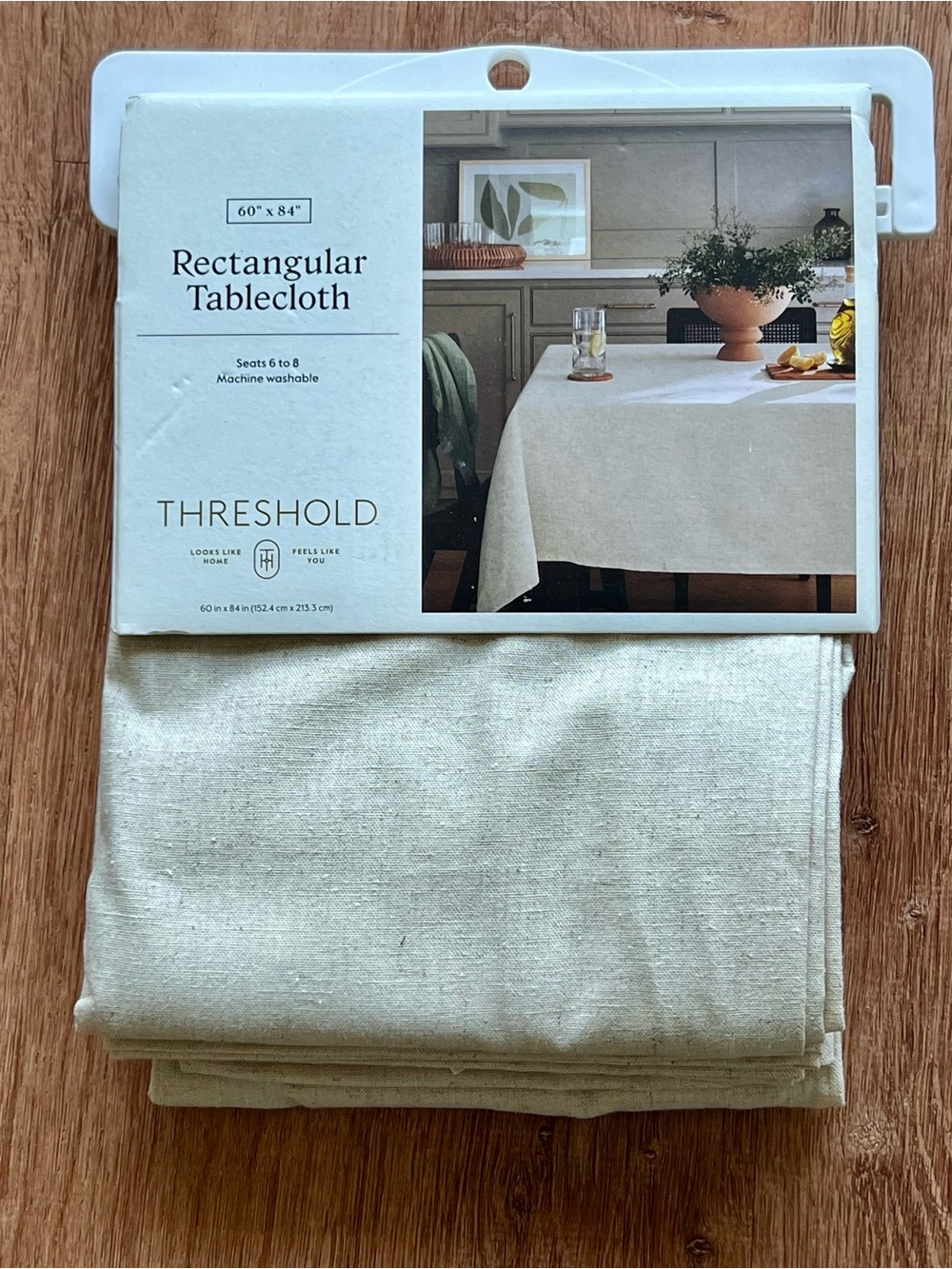 Threshold Natural Cream Rectangular Tablecloth